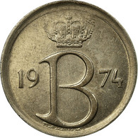 Monnaie, Belgique, 25 Centimes, 1974, Bruxelles, TTB, Copper-nickel, KM:153.1 - 25 Centimes