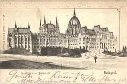 T2/T3 Budapest V. Országház, Parlament. Kiadja Divald Károly 47. (fl) - Non Classés