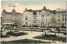 T2/T3 1908 Budapest V. Szabadság Tér, City Kávéház. Taussig A. 5900. (EK) - Non Classés