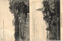 T3 1917 Dédes, Dédesd (Dédestapolcsány); Gróf Serényi Istvánné Kastélya, Római Katolikus Templom és Paplak. Kiadja Langs - Ohne Zuordnung
