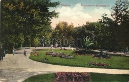 T2/T3 1914 Sopron, Erzsébet Kert, Park. Kiadja Piri Dániel (EK) - Non Classés