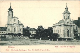 ** T1 Szeged, Katolikus Templom és Kápolna. Nachbargauer János Kiadása 7066. - Ohne Zuordnung