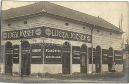 * T2/T3 1910 Szeged, Lucza József Vegyi Ruhatisztító, Kelmefestő és ágytoll-tisztító Ipartelepe. Laudon Utca 9. Photo - Sin Clasificación