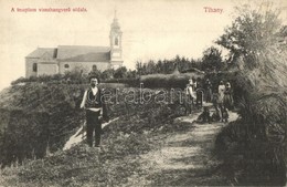 T2 1909 Tihany, A Tihanyi Templom Visszhangverő Oldala. Kiadja Mérei Ignác - Sin Clasificación