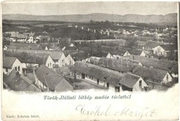 * T2/T3 1902 Törökbálint, Látkép. Eckstein Adolf Kiadása - Sin Clasificación