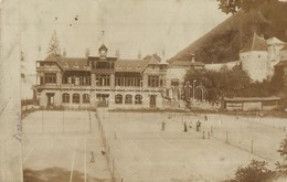 * T2/T3 Brassó, Kronstadt, Brasov; Sporttelep, Teniszpálya / Sports Field, Tennis Court. Photo (fl) - Ohne Zuordnung