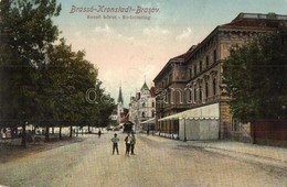 * T2/T3 Brassó, Kronstadt, Brasov; Rezső Körút / Rudolfsring / Street View (fl) - Non Classificati