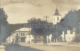 T2 1908 Felsővisó, Viseu De Sus (Máramaros, Maramures); Fő Tér, Római Katolikus Templom és Iskola / Main Square, Catholi - Non Classés