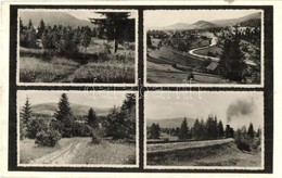 T2/T3 Marosfő, Izvoru Muresului; üdülőtelep, Látkép, Gőzmozdony A Síneken / Holiday Resort, General View, Locomotive, Ra - Non Classés