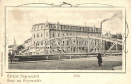 T2/T3 1901 Nagyvárad, Oradea; Hídfő, Neumann M., Nemes Mihály, Bartos Bódog üzlete. Kiadja Helyfi László / Bridgehead, S - Sin Clasificación