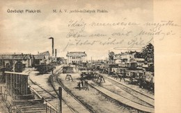 T2 1908 Piski, Simeria; MÁV Vasúti Javítóműhely. Gyulai József Kiadása / Repair Workshop Of The Hungarian State Railways - Non Classés