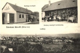 ** T2 Rév, Vad, Vadu Crisului; Barlang Vendéglő, étterem, Kerthelyiség Zenészekkel, Látkép. Kiadja Rosenbaum Adolf / Res - Non Classés