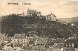 T2/T3 1908 Segesvár, Schässburg, Sighisoara; Evangélikus Templom és Gimnázium / Bergkirche / Church And Grammar School - Non Classés