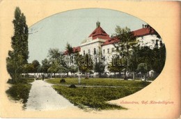 T2/T3 1910 Szászváros, Broos, Orastie; Református Kun Kollégium. Kiadja A Szászvárosi Könyvnyomda / Calvinist College (E - Non Classés