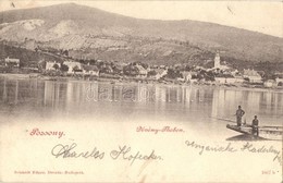 T2/T3 1900 Dévény, Theben A. D. Donau, Devín (Pozsony, Bratislava); Látkép A Várral. Kiadja Schmidt Edgar / Devínsky Hra - Non Classificati