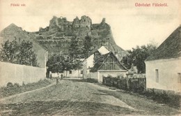 ** T2/T3 Fülek, Filakovo; Füleki Vár, Utcakép. Kiadja Krämer Jeremiás / Filakovsky Hrad / Castle, Street View (fl) - Non Classificati