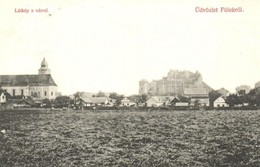 T2 1909 Fülek, Filakovo; Látkép A Várral és Templommal. Kiadja Krämer Jeremiás / Filakovsky Hrad / General View With Cas - Zonder Classificatie