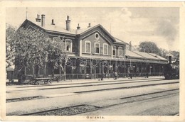 T2/T3 Galánta, Galanta; Vasútállomás, Gőzmozdony / Bahnhof / Railway Station, Locomotive (EK) - Zonder Classificatie