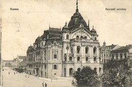 T2/T3 Kassa, Kosice; Nemzeti Színház / National Theater + 1915 K.u.K. Militärzensur (EK) - Non Classés