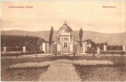 T2/T3 1910 Krasznahorkaváralja, Krásnohorské Podhradie; Andrássy Mauzóleum. Kiadja Fuchs József / Mausoleum (EK) - Non Classés