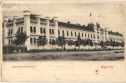 * T2/T3 1902 Nyitra, Nitra; Honvéd Laktanya / K.u.K. Military Barracks (Rb) - Non Classés