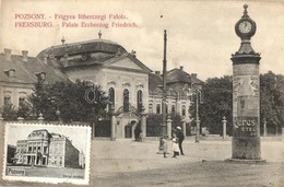 T2 Pozsony, Pressburg, Bratislava; Frigyes Főhercegi Palota, Hirdetőoszlop Ceres ételzsír Reklámmal / Palais Erzherzog F - Sin Clasificación