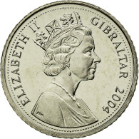 Monnaie, Gibraltar, Elizabeth II, Tercentenary 1704-2004, 5 Pence, 2004, Pobjoy - Bahamas