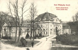 T2 1912 Pöstyén, Pistyan, Piestany; Ferenc József Fürdő. Kiadja Lampl Gyula 674. / Franz Josefs Bad / Spa Hall, Bathing  - Unclassified