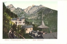 ** T1/T2 Tátra, Magas Tátra, Vysoké Tatry; Tarpatakfüred Szálloda, Lomnici Csúcs. Kiadja Cattarino 121. / Hotel Kohlbach - Sin Clasificación