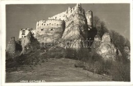 T2 1926 Zsolnalitva, Ljetava, Lietava (Vágvölgy, Povazie); Hrad Lietava / Vár / Castle Ruins. Photo - Sin Clasificación