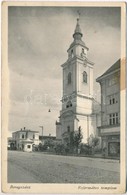 T3 Beregszász, Berehove; Református Templom / Calvinist Church (gyűrődés / Crease) - Zonder Classificatie