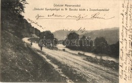 T2/T3 1905 Gyertyánliget, Polyána-Gyertyánliget, Kabola Polyána, Kobyletska Poliana (Máramaros, Maramures); Út Részlet G - Zonder Classificatie