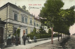 T2/T3 1911 Diakovár, Djakovo, Dakovo; Opca Pucka Skola / Iskola. Kiadja Makso Bruck / School (EB) - Ohne Zuordnung