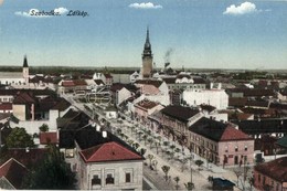 ** T2 Szabadka, Subotica; Látkép, Városháza, Templom. Kiadja Lipsitz / General View, Town Hall, Church, Street - Non Classés