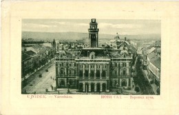 T2/T3 Újvidék, Novi Sad; Városháza, Háttérben A Zsinagóga, Izraelita Templom. W. L. Bp. 4214. / Town Hall, Synagogue (EK - Unclassified