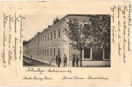 T3 1910 Zimony, Semlin, Zemun; Honvéd Kaserne / Honvéd Laktanya. W. L. Bp. 1000. / K.u.K. Military Barracks (EB) - Non Classés