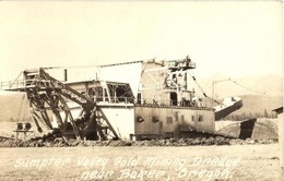 ** T1 Sumpter Valley, Baker County, Oregon; Gold Mining Dredge On Site. Photo - Unclassified