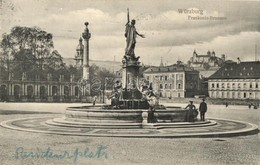 T2/T3 1911 Würzburg, Frankonia-Brunnen / Fountain, Marienberg Fortress, Castle (EK) - Non Classés