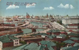 T2/T3 1916 Mosow, Moskau, Moscou; Kreml Vom Berge Gesehen / Kremlin (EK) - Zonder Classificatie