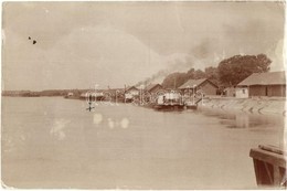 * T2/T3 Oltenita, Kikötő, 'Lajos' Uszály, A Levél írója A Megjelölt Lakóhajón Lakik / Harbor, Port, Barge, House Boat Of - Sin Clasificación