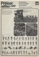 KAT186 Modellprospekt PREISER Military H0, Bundeswehr BRD Miniaturen Und Zubehör 1977 - Literatur & DVD