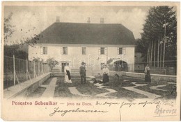 * T4 1915 Unec, Maunitz; Posestvo Sebenikar / Sebenikar Estate, Villa, Garden (b) - Non Classés