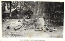 * T2/T3 1937 B.K. Wilbur Unit At Camp Delmont, Scouts  (EK) - Unclassified