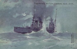 ** T2/T3 Torpedierung Des 'Leon Gambetta' Durch 'U-V' K.u.K. Kriegsmarine / Az Osztrák-magyar U 5 Tengeralattjáró által  - Non Classificati