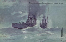 ** T2/T3 Torpedierung Des 'Leon Gambetta' Durch 'U-V' K.u.K. Kriegsmarine / Az Osztrák-magyar U 5 Tengeralattjáró által  - Sin Clasificación