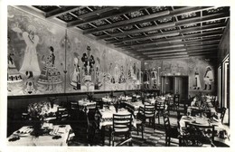 ** T1/T2 1937 Le Pavillon Hongrois A L'Exposition Internationale De Paris. La Restaurant. Architecte: Prof. D. Györgyi.  - Non Classés