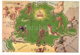 ** 3 Db Modern Magyar Irredenta Lap / 3 Modern Hungarian Irredenta Propaganda Postcards - Non Classés