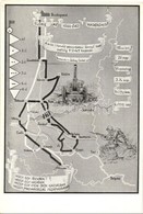 ** T1/T2 1941 Előre Az 1000 éves Határokig! Hiszekegy. M. Kir. 1. Honvéd Gépvontatású Könnyű Tüzér Osztály, Hadtérkép /  - Non Classés