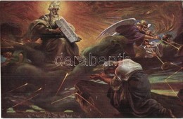 ** 7 Db RÉGI Judaikai Művészlap Az Ótestamentumból / 7 Pre-1945 Judaica Themed Art Postcards From The Hebrew Bible - Ohne Zuordnung