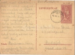 T2/T3 1942 Hautzmann Mária Zsidó KMSZ (közérdekű Munkaszolgálatos) Levele A Bácsandrásszállási  Munkatáborból / WWII Let - Non Classés
